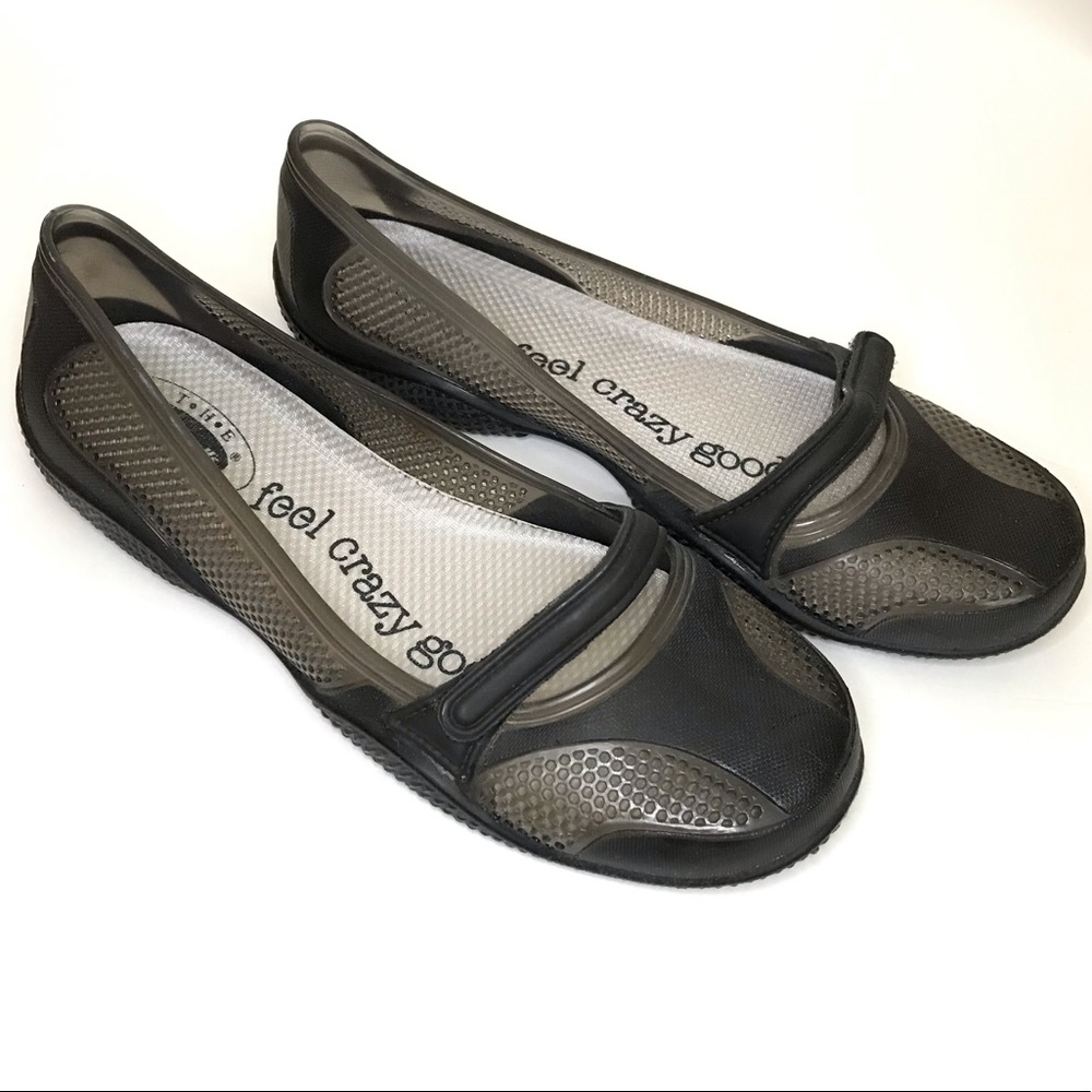Dr. Scholl’s Black Jelly Flats